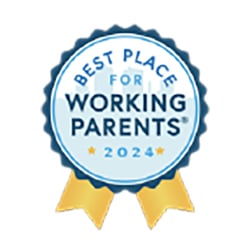 Best place for working parents badge